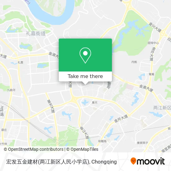 宏发五金建材(两冮新区人民小学店) map