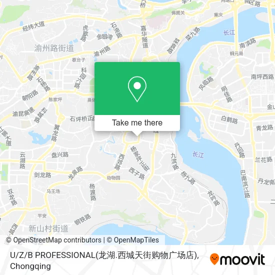 U / Z/B PROFESSIONAL(龙湖.西城天街购物广场店) map