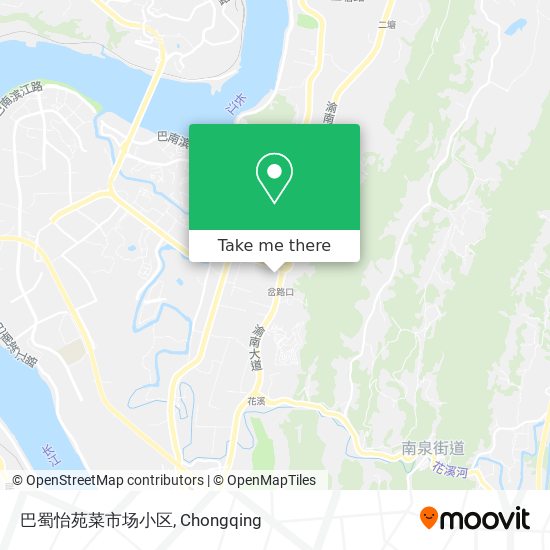 巴蜀怡苑菜市场小区 map