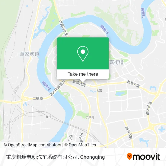 重庆凯瑞电动汽车系统有限公司 map