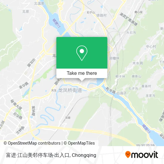 富进·江山美邻停车场-出入口 map