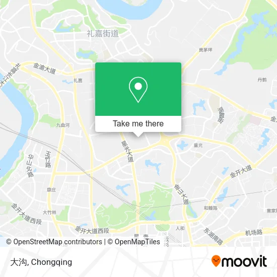 大沟 map