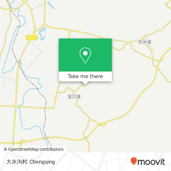 大水沟村 map