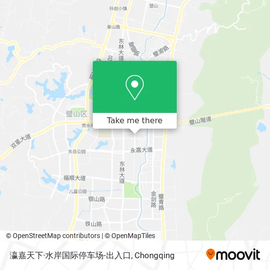 瀛嘉天下·水岸国际停车场-出入口 map