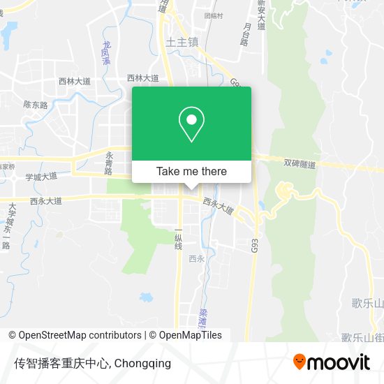 传智播客重庆中心 map