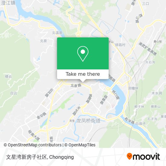 文星湾新房子社区 map