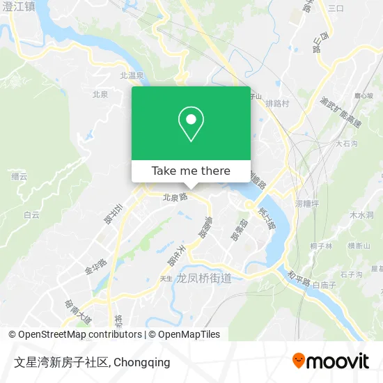 文星湾新房子社区 map