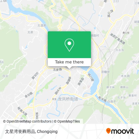 文星湾丧葬用品 map
