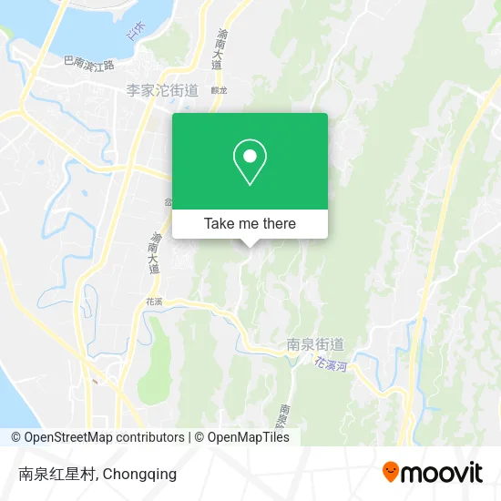 南泉红星村 map