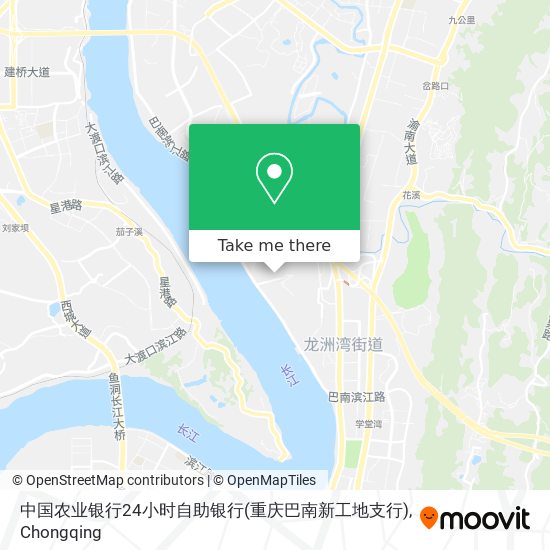 中国农业银行24小时自助银行(重庆巴南新工地支行) map