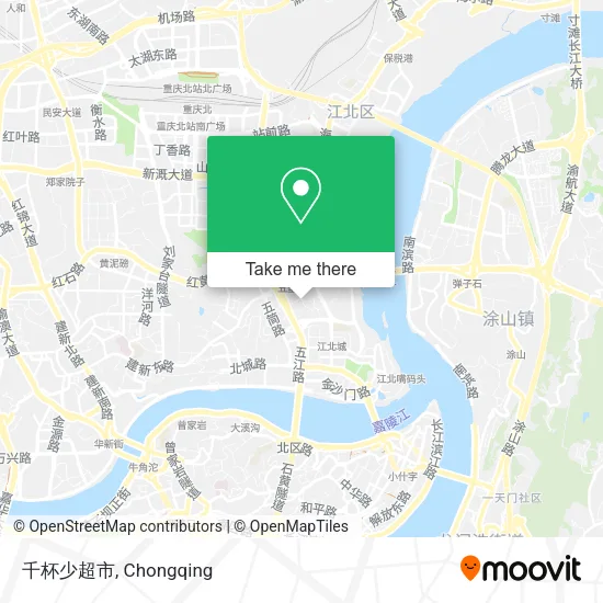 千杯少超市 map
