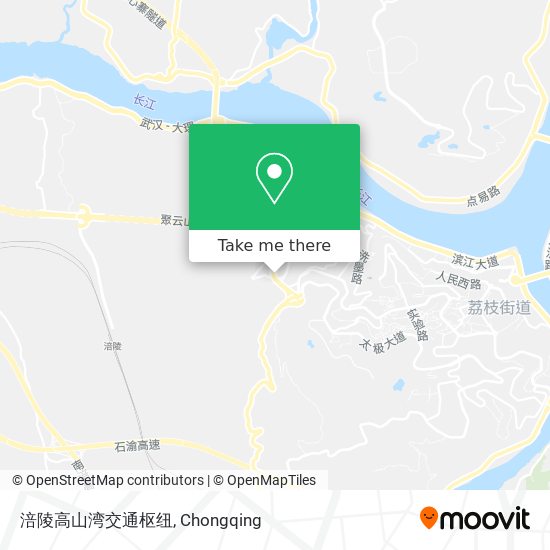涪陵高山湾交通枢纽 map