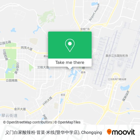 义门白家酸辣粉·冒菜·米线(暨华中学店) map