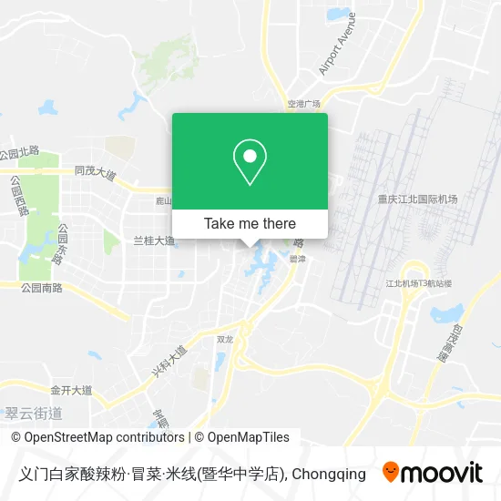 义门白家酸辣粉·冒菜·米线(暨华中学店) map