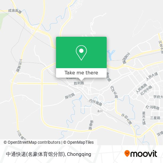 中通快递(名豪体育馆分部) map