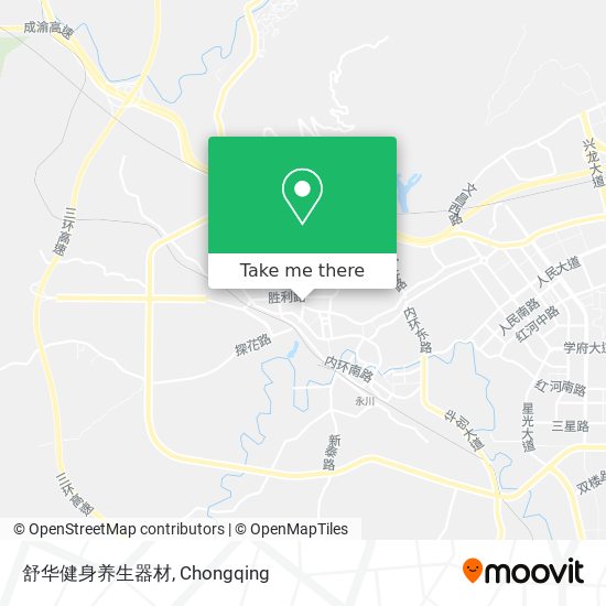 舒华健身养生器材 map