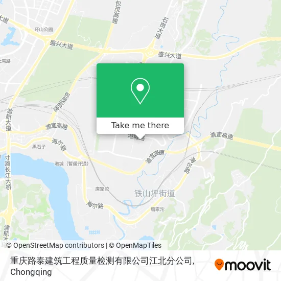 重庆路泰建筑工程质量检测有限公司江北分公司 map