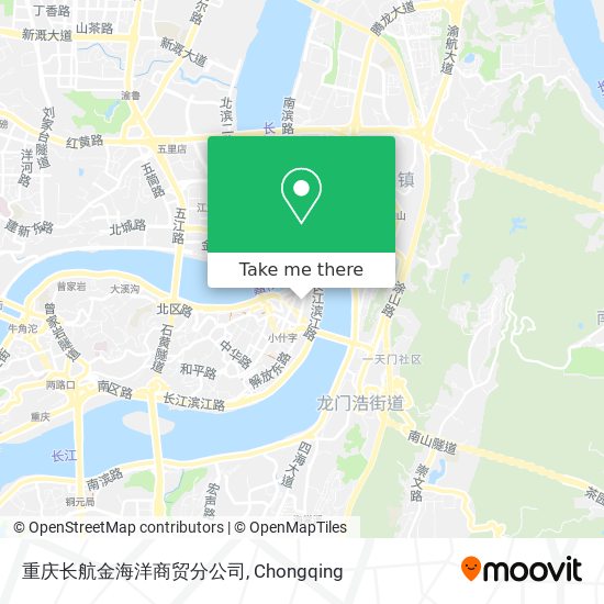 重庆长航金海洋商贸分公司 map