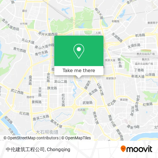 中伦建筑工程公司 map