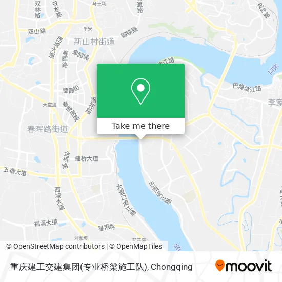 重庆建工交建集团(专业桥梁施工队) map