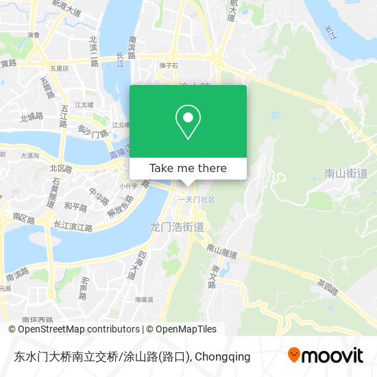 东水门大桥南立交桥/涂山路(路口) map