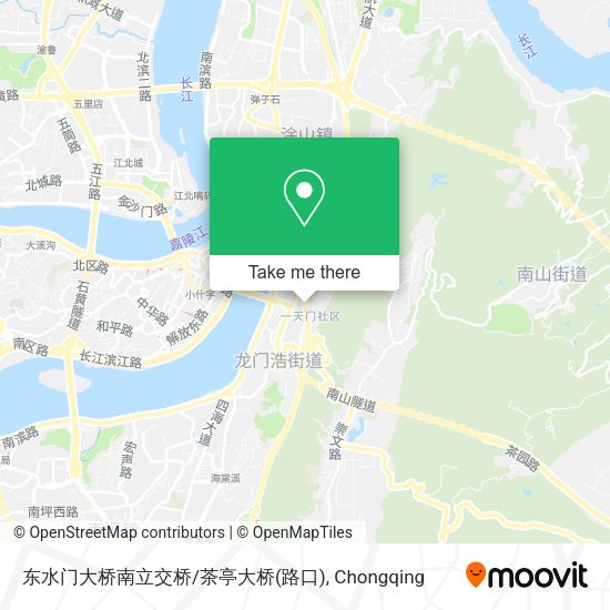 东水门大桥南立交桥/茶亭大桥(路口) map