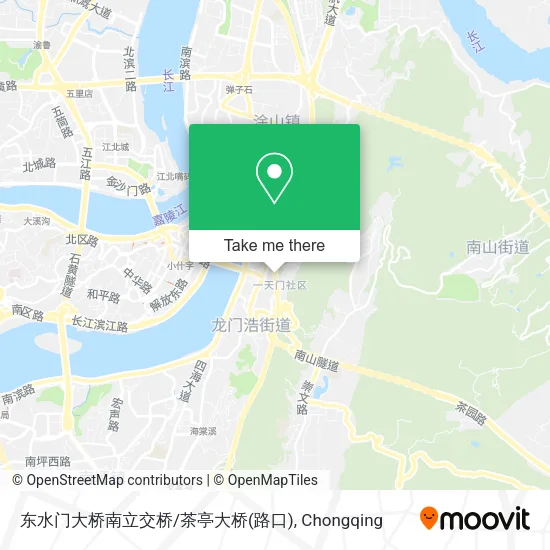 东水门大桥南立交桥/茶亭大桥(路口) map