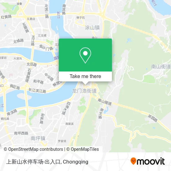 上新山水停车场-出入口 map