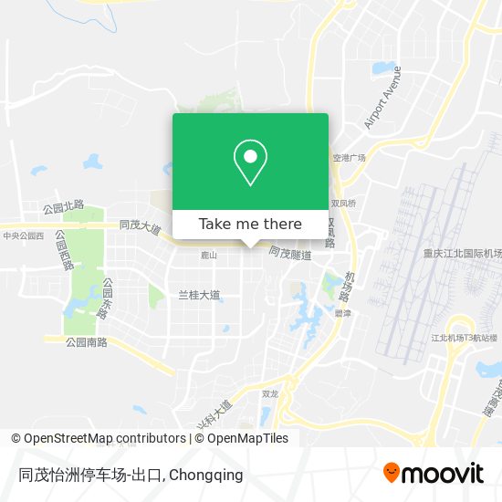 同茂怡洲停车场-出口 map
