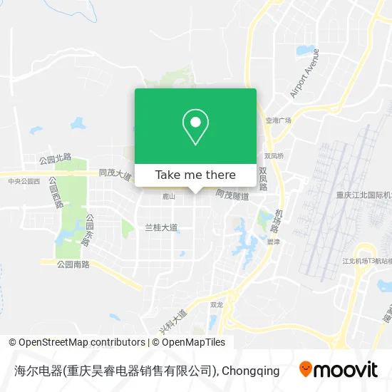 海尔电器(重庆昊睿电器销售有限公司) map
