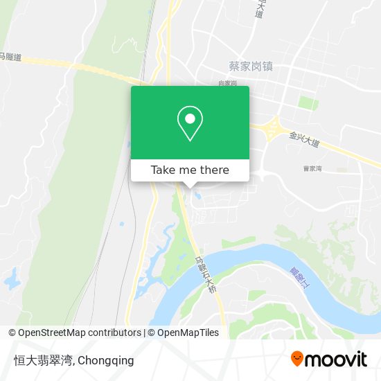 恒大翡翠湾 map