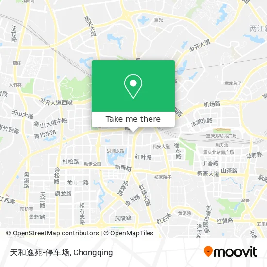 天和逸苑-停车场 map