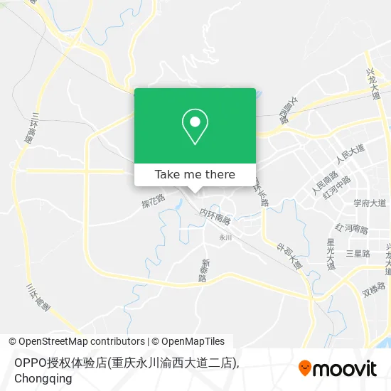 OPPO授权体验店(重庆永川渝西大道二店) map