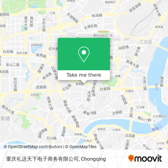 重庆礼达天下电子商务有限公司 map