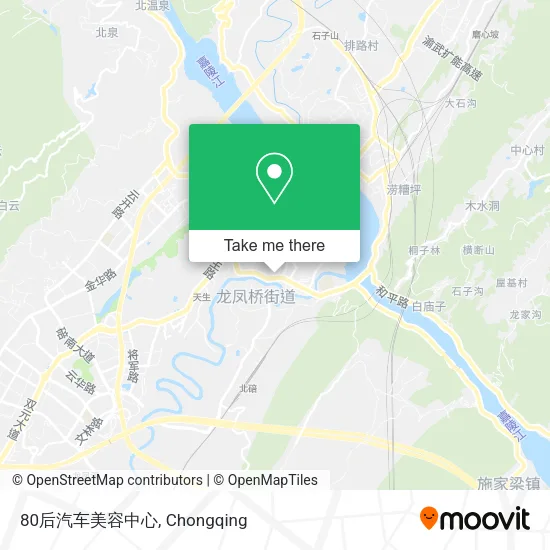 80后汽车美容中心 map
