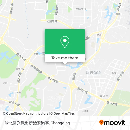 渝北回兴派出所治安岗亭 map