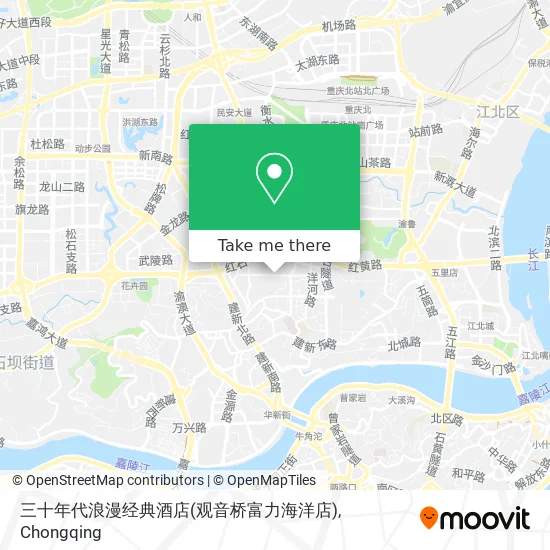 三十年代浪漫经典酒店(观音桥富力海洋店) map