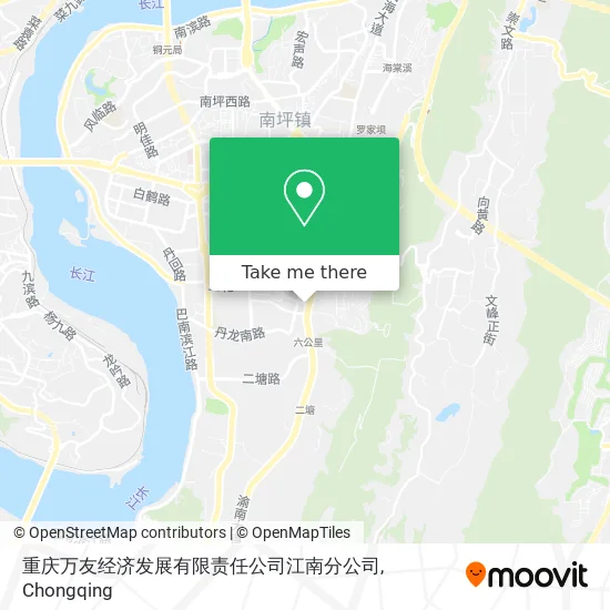 重庆万友经济发展有限责任公司江南分公司 map
