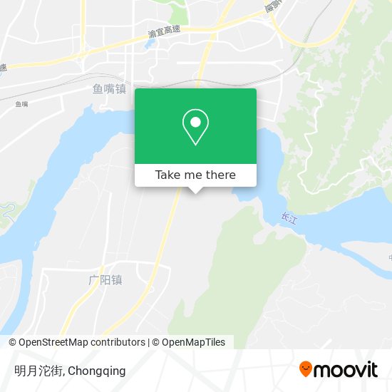 明月沱街 map