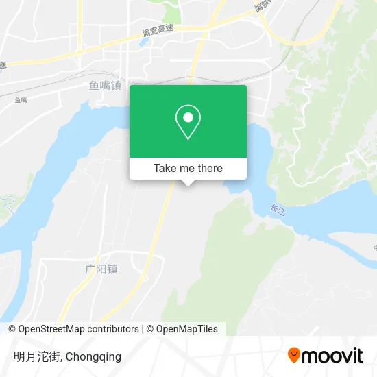 明月沱街 map