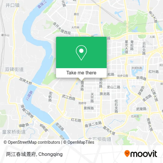 两江春城麓府 map