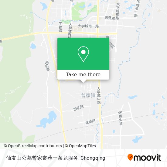 仙友山公墓曾家丧葬一条龙服务 map