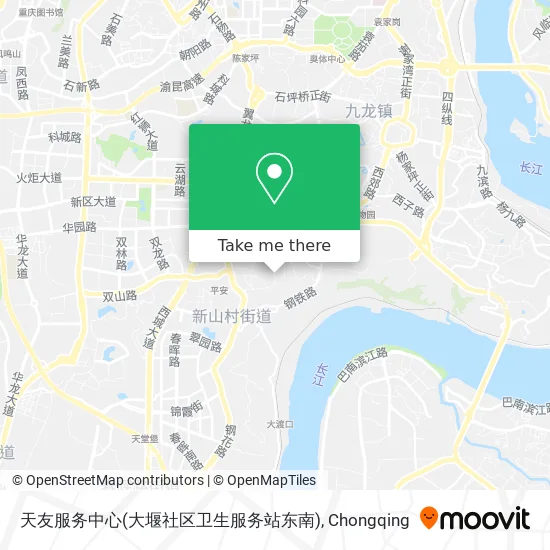 天友服务中心(大堰社区卫生服务站东南) map