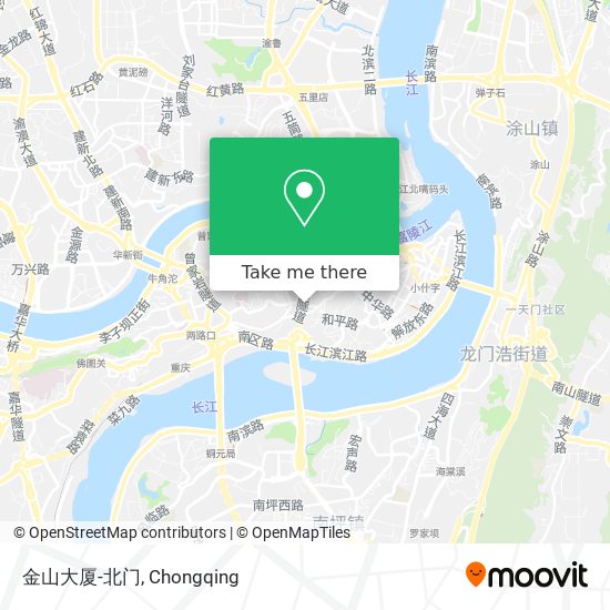 金山大厦-北门 map