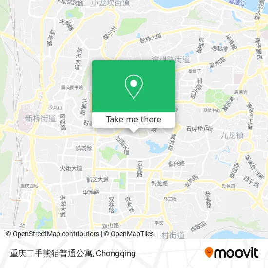 重庆二手熊猫普通公寓 map