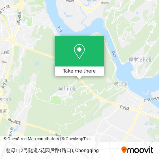 慈母山2号隧道/花园后路(路口) map