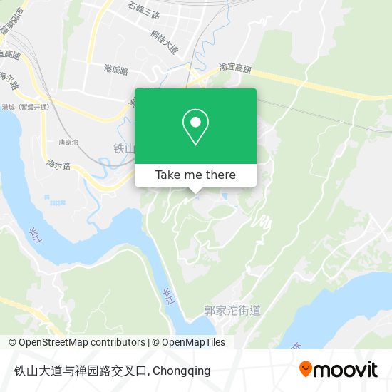 铁山大道与禅园路交叉口 map