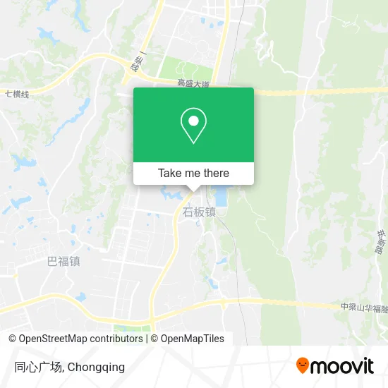 同心广场 map