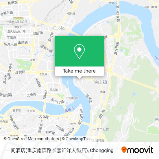 一间酒店(重庆南滨路长嘉汇洋人街店) map