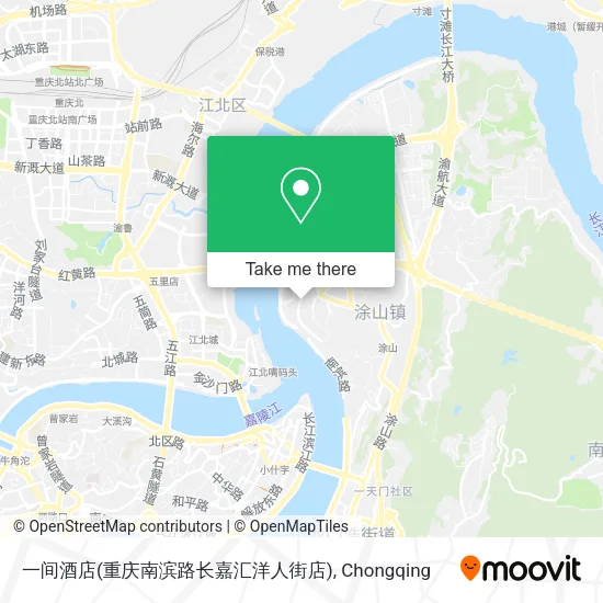 一间酒店(重庆南滨路长嘉汇洋人街店) map